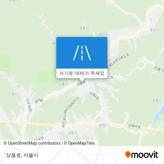 상품로 지도