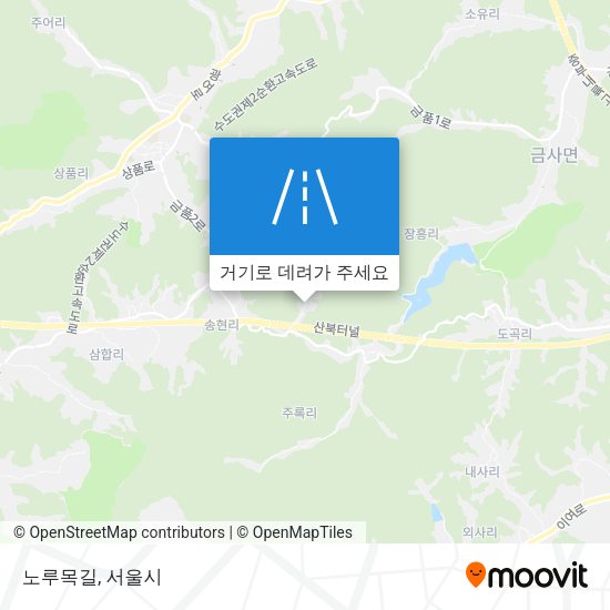 노루목길 지도