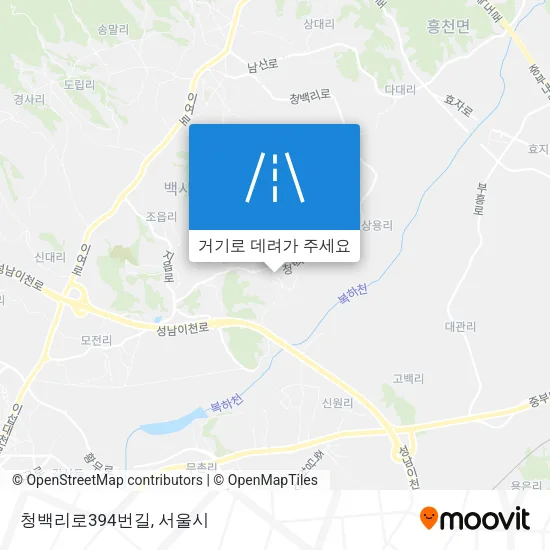 청백리로394번길 지도