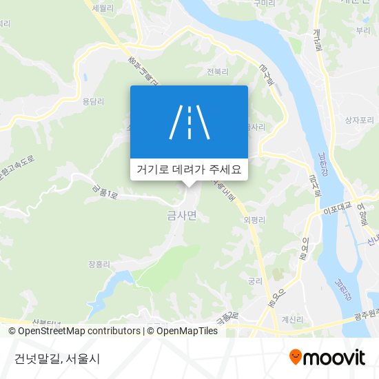 건넛말길 지도