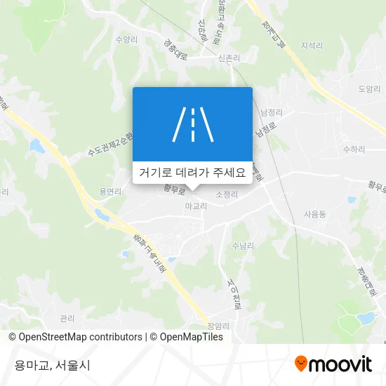 용마교 지도