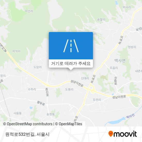 원적로532번길 지도