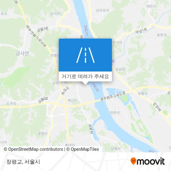 장평교 지도