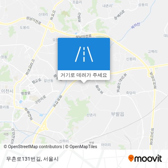 무촌로131번길 지도