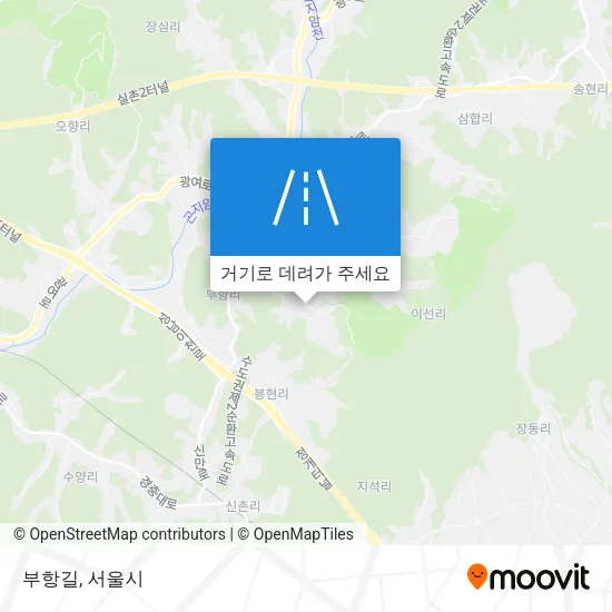 부항길 지도