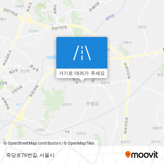 죽당로76번길 지도