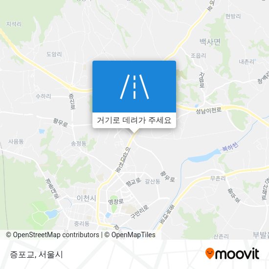 증포교 지도
