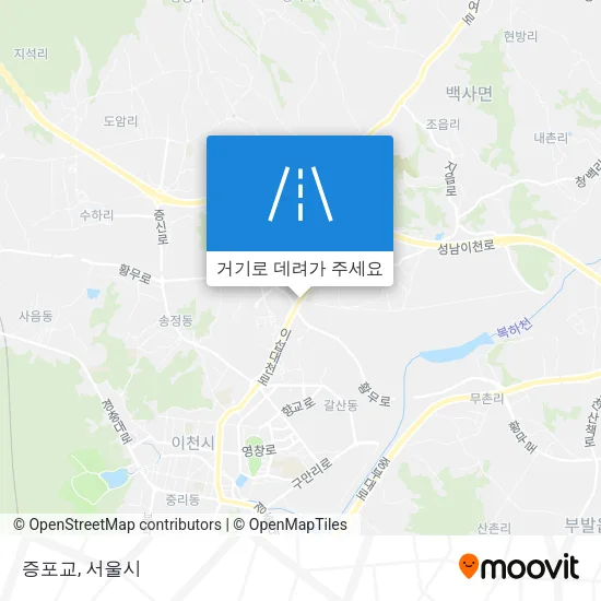 증포교 지도