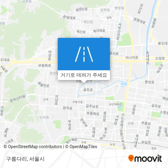 구름다리 지도