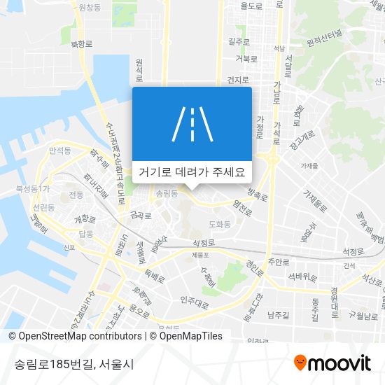 송림로185번길 지도