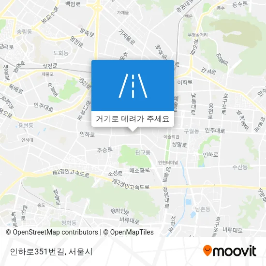 인하로351번길 지도