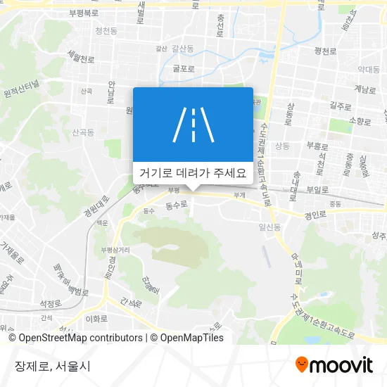 장제로 지도