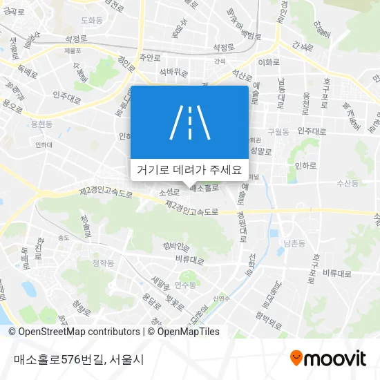 매소홀로576번길 지도