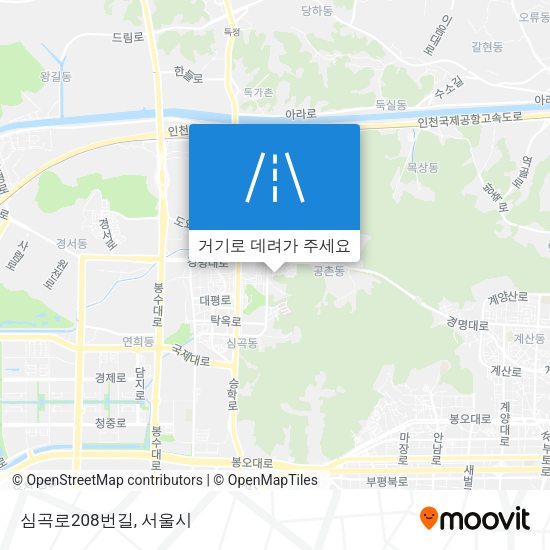 심곡로208번길 지도