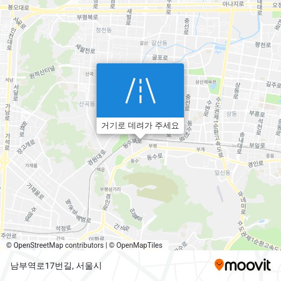 남부역로17번길 지도