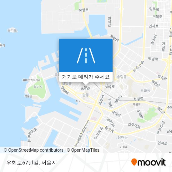 우현로67번길 지도