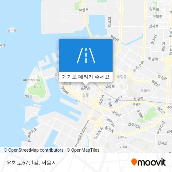 우현로67번길 지도