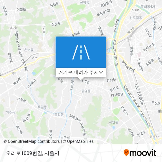 오리로1009번길 지도