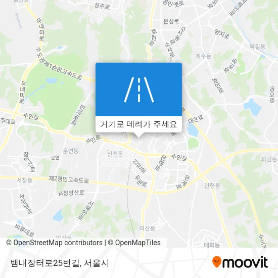 뱀내장터로25번길 지도