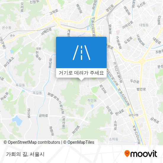 가희의 길 지도