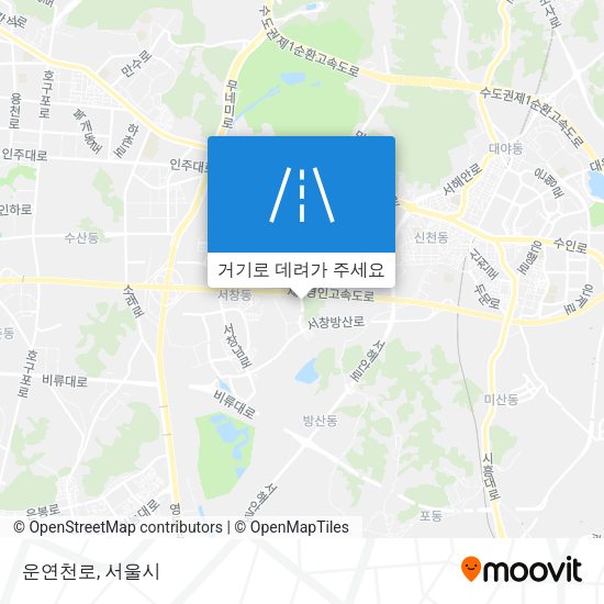 운연천로 지도