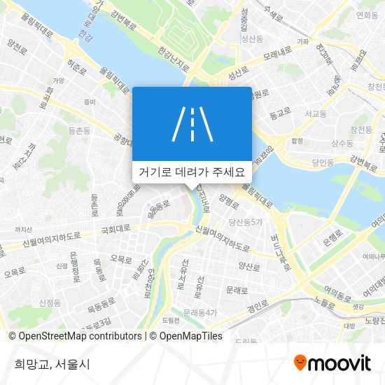 희망교 지도