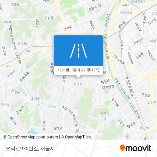 오리로975번길 지도