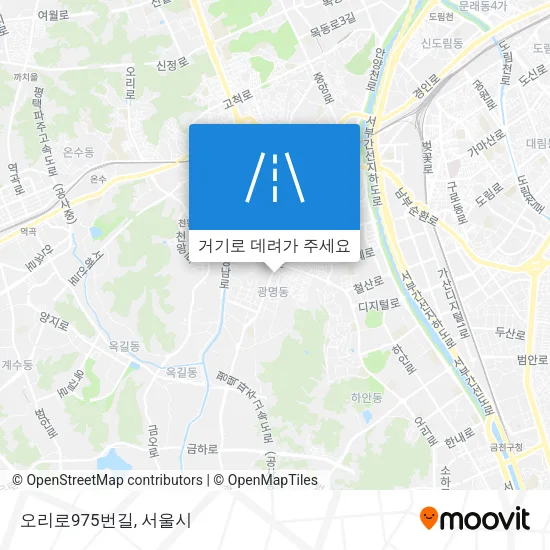 오리로975번길 지도