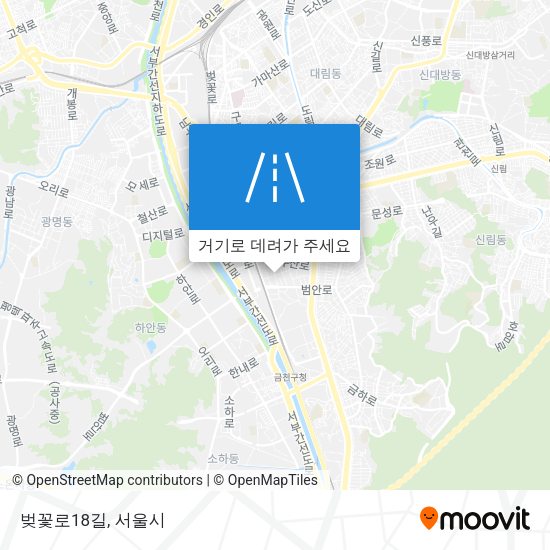 벚꽃로18길 지도