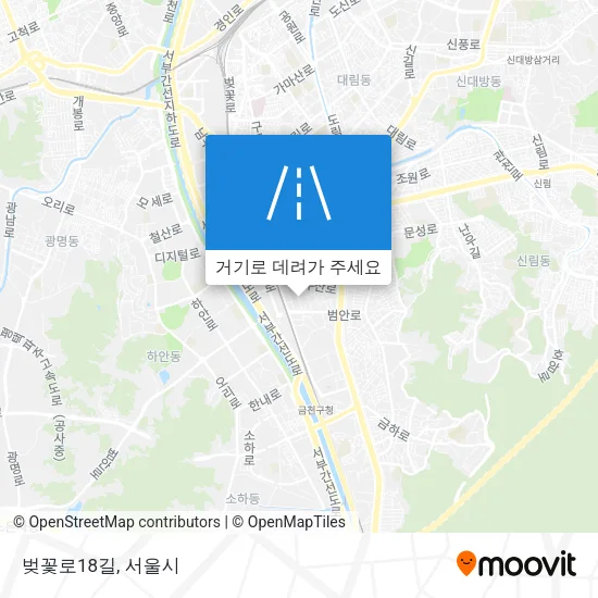 벚꽃로18길 지도