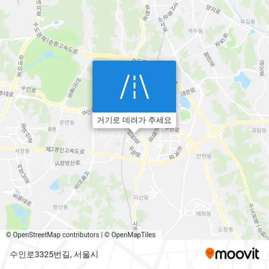 수인로3325번길 지도