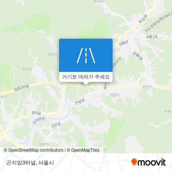 곤지암3터널 지도