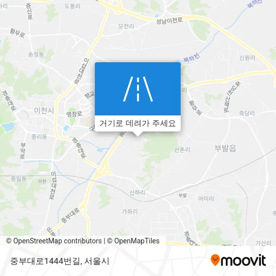 중부대로1444번길 지도