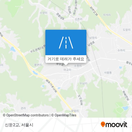 신둔2교 지도