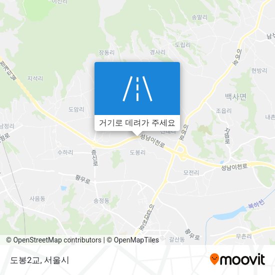 도봉2교 지도