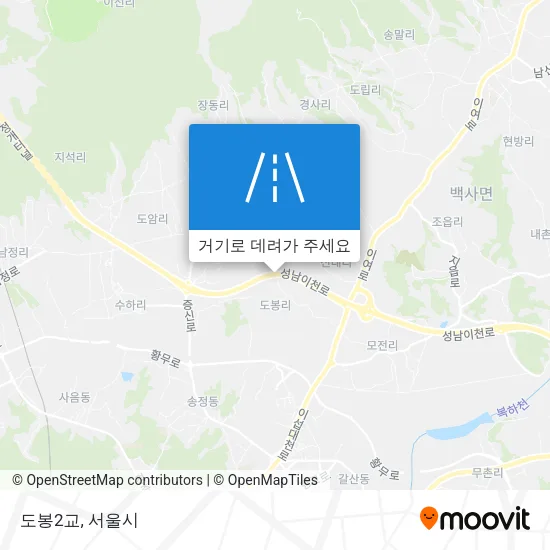 도봉2교 지도