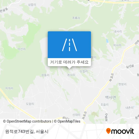 원적로743번길 지도