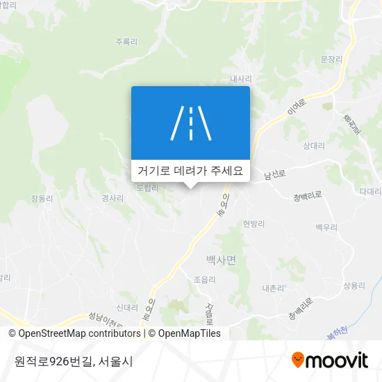 원적로926번길 지도