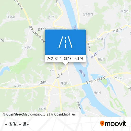 서원길 지도