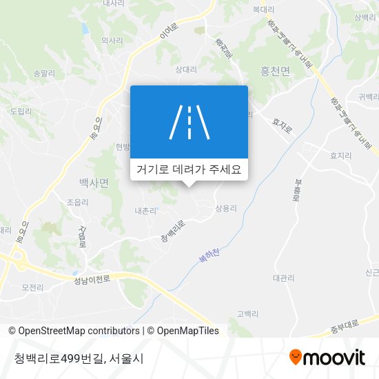 청백리로499번길 지도