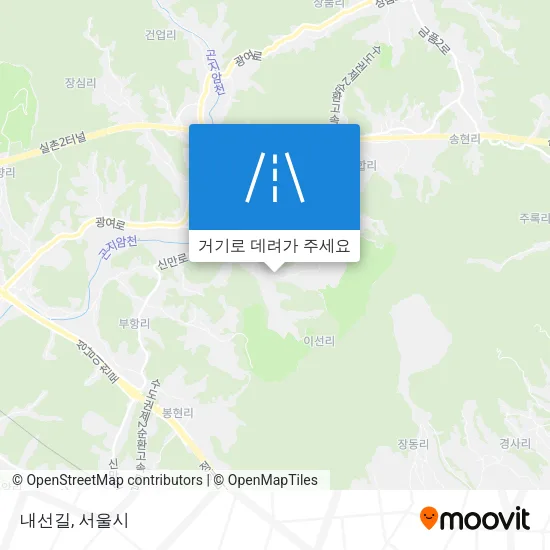 내선길 지도