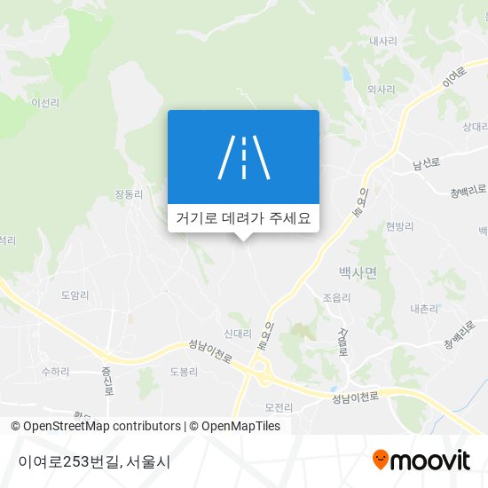 이여로253번길 지도