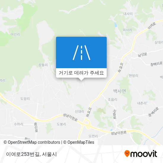 이여로253번길 지도