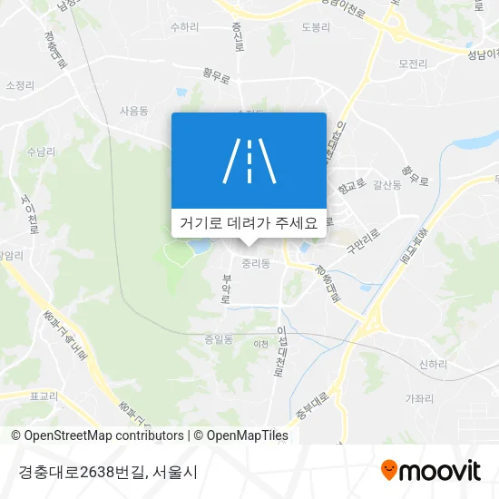 경충대로2638번길 지도