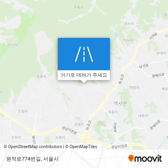 원적로774번길 지도
