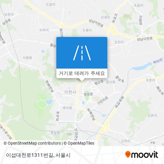 이섭대천로1311번길 지도