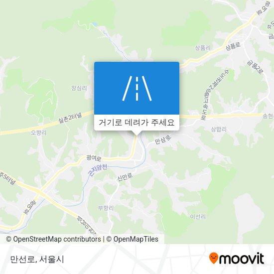 만선로 지도