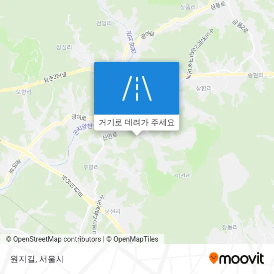 원지길 지도