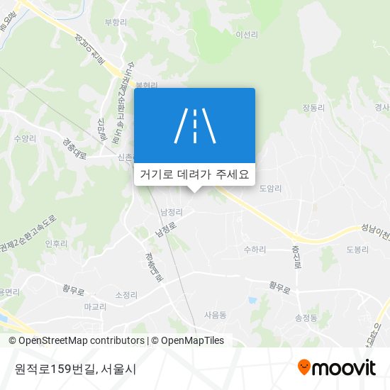 원적로159번길 지도