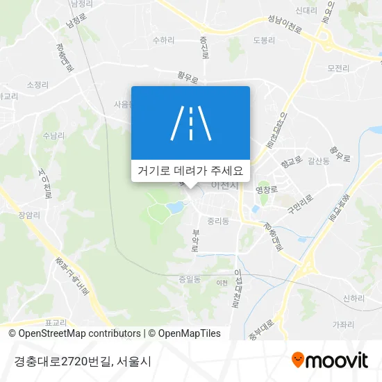 경충대로2720번길 지도
